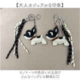 バッグチャーム 犬 通販 ドッグチャーム バッグ チャーム バッグアクセサリー いぬ キーホルダー dog キーリング 韓国チャーム ストラップ パラコード レディース バッグにつける