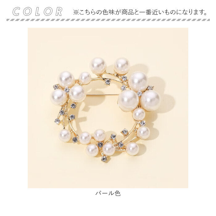 ブローチ セレモニー 通販 パールモチーフブローチ コサージュ パール アクセサリー フォーマル レディース ピン ママスーツ 入学式 入園式 卒業式 卒園式 結婚式 お祝い 華やか 高級感
