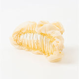 バンスクリップ 大きめ しっかり 通販 ヘアクリップ ヘアークリップ ヘアアクセサリー 髪飾り 髪留め まとめ髪 シフォン フリル ハーフアップ シンプル 無地 おしゃれ 上品 きれいめ