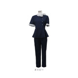 エステ ユニフォーム パンツ 通販 エステユニフォーム 制服 サロン 半袖 長ズボン ロングパンツ スパ マッサージ レディース パンツスーツ セットアップ オフィス ホテル フロント 受付