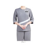 エステ ユニフォーム パンツ 通販 制服 エステユニフォーム サロン 半袖 長ズボン ロングパンツ スパ マッサージ レディース セットアップ パンツスーツ オフィス ホテル フロント 受付
