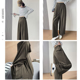 ロングパンツ レディース 通販 ワイド ストレート パンツ ワイドパンツ カジュアルパンツ バルーンパンツ 九分丈パンツ 長ズボン ズボン ロング丈 レディースパンツ ボトムス