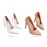 ハイヒール 10cm 通販 パンプス ベーシックパンプス ウェディングシューズ ブライダルシューズ レディース ポインテッドトゥ パーティシューズ 結婚式 パーティー オフィス 通勤 ビジネス
