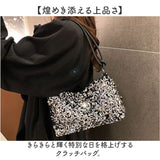 スパンコールバッグ ハンドバッグ 通販 レディース 小さめ バッグ キラキラ 結婚式 セレモニー パーティー 成人式 ショルダーバッグ 肩掛け おしゃれ きれいめ フォーマル バック 上品