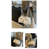 ショルダーバッグ レディース 通販 おしゃれ 肩掛け 小さめ かわいい コンパクト バッグ バック ミニボストン リボン きれいめ ショルダーバック 上品 大人 レディースバッグ カジュアル