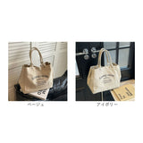 レタリングトートバッグ A4 通販 バッグ バック レディース おしゃれ ショルダーバッグ 肩掛け 大容量 通勤バッグ 通勤 通学 オフィス ビジネス マザーズバッグ キャンバストート
