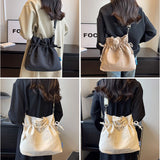 ショルダーバッグ 巾着 キャンバス レディース 通販 ショルダーバック ショルダー 巾着バッグ 巾着バック 肩掛け ななめ掛け 斜めかけ ななめかけ バッグ バック カバン かばん 鞄 大容量