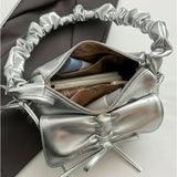 ショルダーバッグ ギャザー リボン レディース 通販 ショルダーバック ショルダー 肩掛け ななめ掛け 斜めかけ ななめかけ レディースバッグ レディースバック バッグ バック カバン