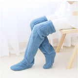 防寒グッズ 足 通販 足が出せるロングカバー ルームソックス もこもこ レッグウォーマー もこもこ靴下 あったかグッズ レッグウェア 暖かい 寒さ対策 冬 温かい 防寒 靴下 くつした
