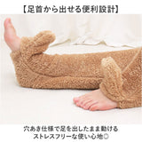 防寒グッズ 足 通販 足が出せるロングカバー ルームソックス もこもこ レッグウォーマー もこもこ靴下 あったかグッズ レッグウェア 暖かい 寒さ対策 冬 温かい 防寒 靴下 くつした