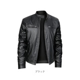 ライダースジャケット 革ジャン メンズ 通販 革ジャケット レザージャケット アウター バイクジャケット ジャンパー バイカージャケット ブルゾン ジャケット 大きいサイズ 秋 冬 春