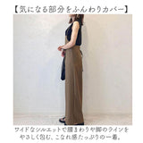 サロペット ワイドパンツ レディース 通販 ワイド パンツ サロペ オールインワン レディースパンツ ズボン 長ズボン 体型カバー ゆったり ポケット 大人 女性 上品 シンプル 無地