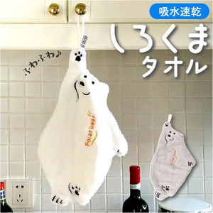 ループ付きタオル かわいい 通販 ハンドタオル キッチンタオル タオル キッズ ループタオル アニマル 紐付き 手洗い 手拭き 保育園タオル 子供 こども 洗面所 キッチン 食器拭き 保育園