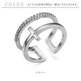 指輪 レディース 通販 2連リング リング 女性 デザインリング 大人可愛い おしゃれ お洒落 かわいい 普段使い ジュエリー アクセサリー シンプル 誕生日 母の日 記念日 通勤 通学 ギフト