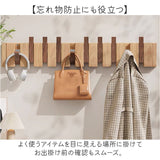 壁掛けフック 4連 通販 ハンガーラック 壁掛け フック ウォールハンガー 帽子掛け 洋服掛け コート掛け ウォールフック 収納 木製フック 壁掛け用フック 壁掛けハンガー スーツ掛け