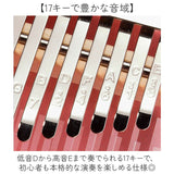 カリンバ 17キー 通販 楽器 音楽 親指ピアノ 指ピアノゆびピアノ アクリルカリンバ サムピアノ 子供 キッズ おしゃれ かわいい 使いやすい コンパクト 持ち運び かりんば 軽量 軽い