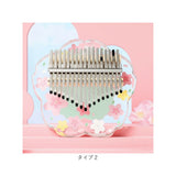 カリンバ 17キー 通販 親指ピアノ 指ピアノゆびピアノ 楽器 音楽 サムピアノ アクリルカリンバ おしゃれ かわいい 使いやすい 子供 キッズ 持ち運び かりんば コンパクト 知育玩具 軽量