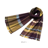 今治タオル コットン マフラー 冬 通販 日本製 チェックマフラー タオルマフラー チェック ストール 綿100% コットン100 首巻き 頚巻 衿巻 襟巻 オリム ORIM XA-3200 おしゃれ