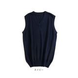 ニット ベスト メンズ Vネック 通販 ニットベスト チョッキ ウールベスト レイヤード 重ね着 ウール ポリエステル 春 秋 ノースリーブ 暖かい あたたかい あったか 無地 ナチュラル