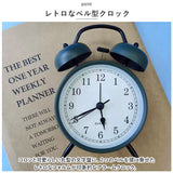 目覚まし時計 アナログ 通販 目覚まし 時計 おしゃれ めざまし時計 目覚し時計 置き時計 シンプル レトロ かわいい アラームクロック ツインベル クロック 寝室 ベッドサイド