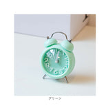目覚まし時計 アナログ 通販 目覚まし 時計 小さい ミニ おしゃれ めざまし時計 目覚し時計 置き時計 レトロ かわいい パステルカラー アラームクロック ツインベル クロック 机 デスク