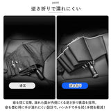 LEDライト 自動開閉 折りたたみ傘 通販 折り畳み傘 日傘 晴雨兼用 ワンタッチ 大きい 10本骨 65センチ 雨傘 晴雨傘 逆折り式 完全遮光 LED UVカット UV ストラップ付 レザーカバー付