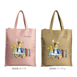 トートバッグ ピーターラビット 通販 PETER RABBIT A4サイズ対応 手持ちタイプ サブバッグ 縦型トートバッグ 女性 シンプル おしゃれ かわいい バッグ カバン 買い物 お稽古 キャラクター