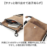 サコッシュ メンズ 縦型 小さめ 通販 ショルダーバッグ ショルダーバック スマホショルダー スマホポーチ ショルダー ミニショルダー 斜めがけバッグ 斜めがけバック 1E31 合成皮革 合皮