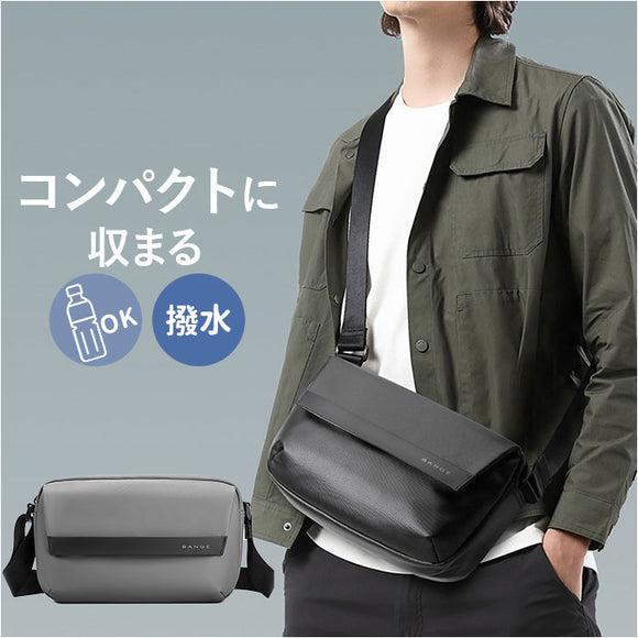 ボディバッグ メンズ かっこいい 通販 小さめ 大容量 BANGE ボディーバッグ ボディバック ショルダーバッグ メッセンジャーバッグ ワンショルダーバッグ コンパクト 軽量 軽い おしゃれ