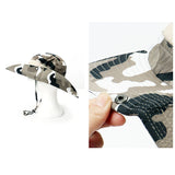 サファリハット メンズ 通販 ジャングルハット 帽子 ぼうし カモフラ ハット 釣り キャンプ 広いつば 通気性 速乾 コンパクト 携帯 折りたたみ あご紐 スポーツ メンズファッション 登山