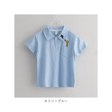 ポロシャツ 半袖 キッズ 通販 子供服 子ども トップス ポロ シャツ ポケット付き 無地 シンプル フォーマル 冠婚葬祭 男の子 女の子 スクールシャツ ライン入り 保育園 幼稚園 入園 入学