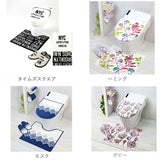 トイレマットセット 4点 通販 おしゃれ トイレカバーセット 花柄 フラワー フタカバー 蓋カバー スリッパ ペーパーホルダー 洗える 洗濯可 丸洗い トイレタリー かわいい シンプル