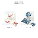 トイレマットセット 3点セット 通販 おしゃれ トイレカバーセット 花柄 フラワー フタカバー 蓋カバー スリッパ 洗える 洗濯可 丸洗い トイレタリー かわいい シンプル モダン