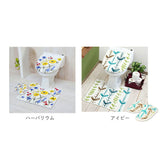 トイレマットセット 3点セット 通販 おしゃれ トイレカバーセット 花柄 フラワー フタカバー 蓋カバー スリッパ 洗える 洗濯可 丸洗い トイレタリー かわいい シンプル モダン