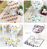 トイレ2点セット トイレフタカバー トイレマット モダン かわいい 定番 おしゃれ ベーシック ナチュトイレマットカバー2点セット ykz-toiletset2 yk116 1208444S24