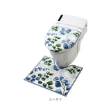 トイレ2点セット トイレフタカバー トイレマット モダン かわいい 定番 おしゃれ ベーシック ナチュトイレマットカバー2点セット ykz-toiletset2 yk116 1208444S24