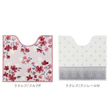 トイレマット おしゃれ 通販 花柄 洗える 滑りにくい 洗濯可 引越祝い 新生活 一人暮らし プレゼント ギフト かわいい カジュアル ピンク ブルー グリーン ブラック 黒 55cm × 60cm