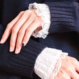 付け襟 付け袖 セット 通販 つけ襟 フリル つけ袖 フェイクカラー つけそで 付け衿 つけえり つけエリ レディース レイヤード 重ね着 女性 学生 おしゃれ オシャレ 上品 可愛い かわいい