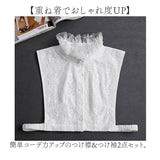 付け襟 付け袖 セット 通販 つけ襟 フリル つけ袖 フェイクカラー つけそで 付け衿 つけえり つけエリ レディース レイヤード 重ね着 女性 学生 おしゃれ オシャレ 上品 可愛い かわいい