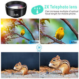 スマホ用カメラレンズ 5点セット 通販 スマホレンズ レンズセット スマホ用レンズ スマホカメラレンズ スマホにつける クリップ式 望遠 レンズ 魚眼レンズ 広角レンズ 望遠レンズ 2倍望遠