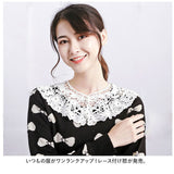 つけ襟 レース 通販 付け襟 襟 フェイク襟 重ね着 レイヤード つけ衿 付け衿 襟元 レディース 上品 かわいい おしゃれ コーデ コーディネート 大人 可愛い