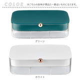 ジュエリーボックス ピアス 通販 ジュエリー収納ボックス 大容量 アクセサリーボックス アクセサリー収納 宝石箱 イヤリング ネックレス ブレスレット 指輪 リング 2段収納 おしゃれ