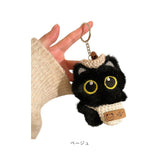 バッグチャーム ぬいぐるみ 猫 通販 黒猫 ねこ ネコ グッズ 猫キーホルダー ぬいぐるみキーホルダー アニマルキーホルダー 動物キーホルダー キーリング キーチェーン バックチャーム