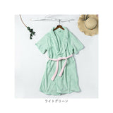 バスローブ 半袖 マイクロファイバー 通販 ナイトウェア ルームウェア 部屋着 ガウン 吸水タオル 吸水 速乾 風呂上り お風呂上り やわらかい 柔らかい 湯上り 着 ふわふわ フワフワ