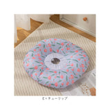 エリザベスカラー ドーナツ 通販 犬 小型犬 猫 ペット用 ソフト 柔らかい クッション 枕 綿入り 傷舐め防止 引っ掻き防止 術後 手術後 介護 怪我 ヘルスケア 装着 簡単 軽量 はっ水