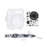 チェキケース インスタントカメラチェキ用 instax mini12 通販 クリアケース ケース チェキカバー カメラケース 保護ケースカバー 保護カバー カメラカバー ポケット付き フィルム収納