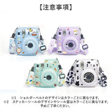 チェキケース インスタントカメラチェキ用 instax mini12 通販 クリアケース ケース チェキカバー カメラケース 保護ケースカバー 保護カバー カメラカバー ポケット付き フィルム収納