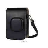 かわいい チェキ ケース 通販 instax mini LiPlay 専用ケース カメラケース 88×136cm レザー調 ストラップ付属 携帯 シンプル カバー 全面保護 収納ポーチ 可愛い オシャレ カメラバッグ