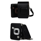 かわいい チェキ ケース 通販 instax mini LiPlay 専用ケース カメラケース 88×136cm レザー調 ストラップ付属 携帯 シンプル カバー 全面保護 収納ポーチ 可愛い オシャレ カメラバッグ