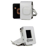 かわいい チェキ ケース 通販 instax mini LiPlay 専用ケース カメラケース 88×136cm レザー調 ストラップ付属 携帯 シンプル カバー 全面保護 収納ポーチ 可愛い オシャレ カメラバッグ
